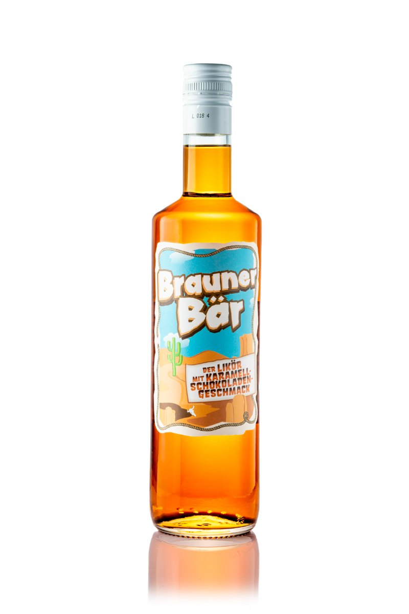Flasche Brauner Bär, Likör mit Karamell-Schokoladen-Geschmack
