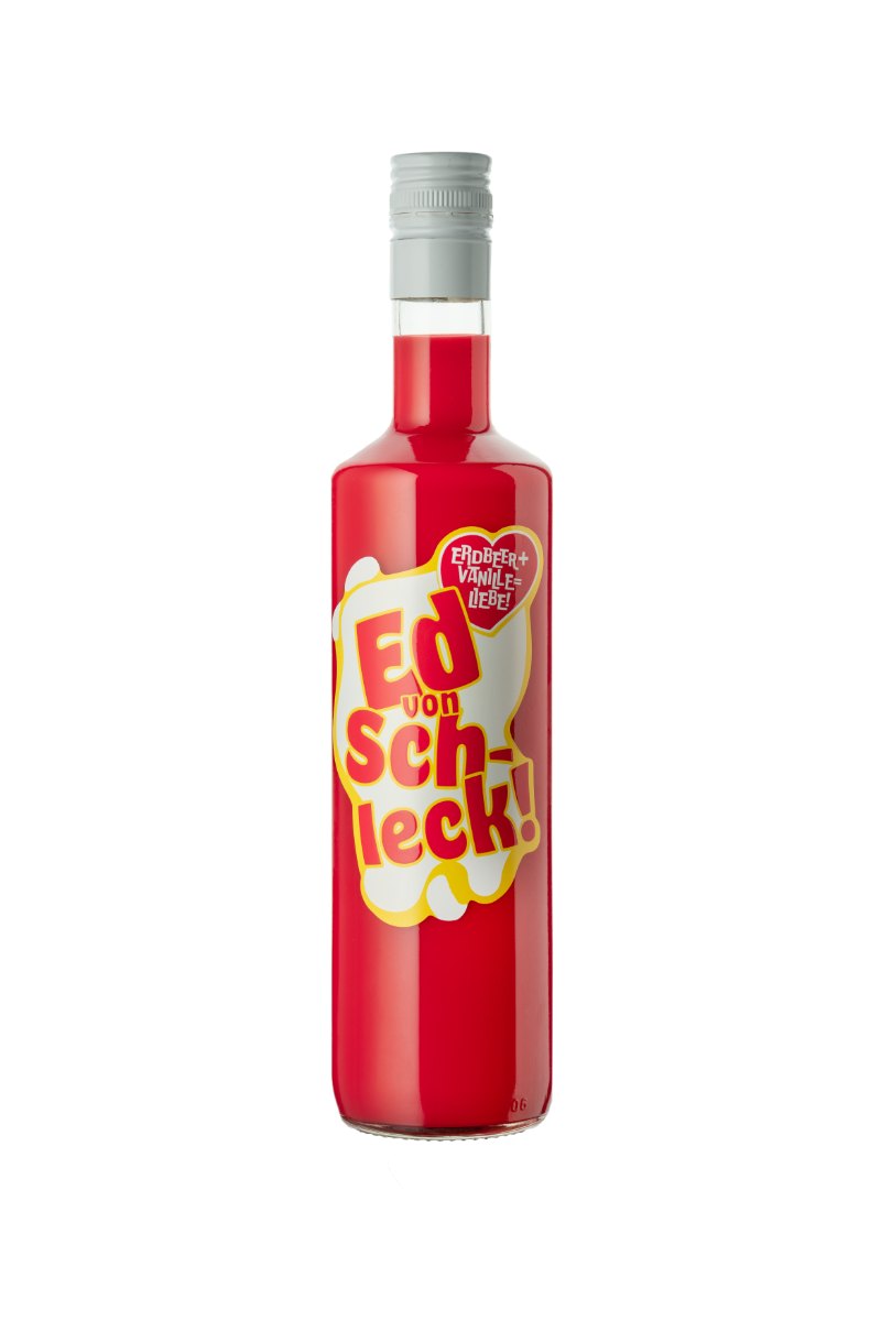 Flasche Ed von Schleck, Likör mit Erdbeer-Vanille-Geschmack